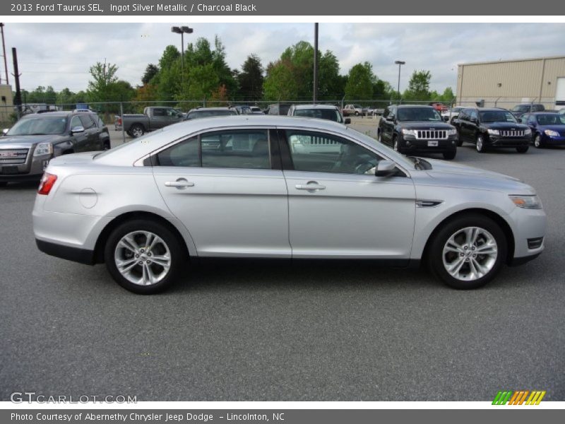 Ingot Silver Metallic / Charcoal Black 2013 Ford Taurus SEL