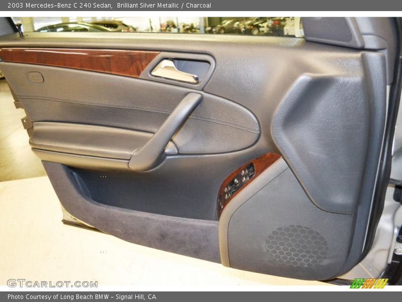 Brilliant Silver Metallic / Charcoal 2003 Mercedes-Benz C 240 Sedan