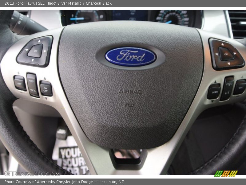 Ingot Silver Metallic / Charcoal Black 2013 Ford Taurus SEL