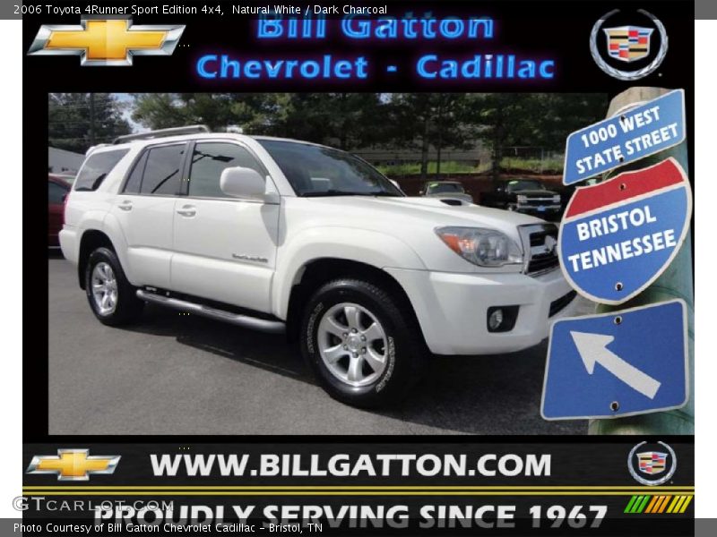 Natural White / Dark Charcoal 2006 Toyota 4Runner Sport Edition 4x4