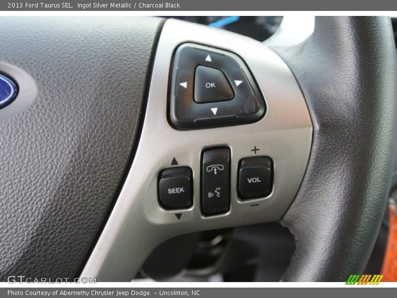 Ingot Silver Metallic / Charcoal Black 2013 Ford Taurus SEL