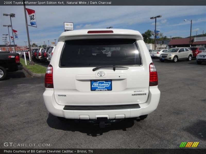 Natural White / Dark Charcoal 2006 Toyota 4Runner Sport Edition 4x4