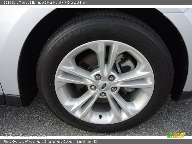 Ingot Silver Metallic / Charcoal Black 2013 Ford Taurus SEL