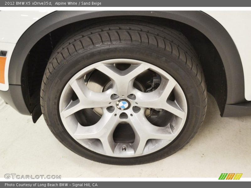 Alpine White / Sand Beige 2012 BMW X5 xDrive35d