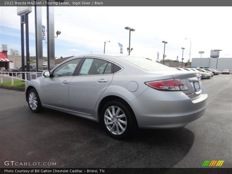 Ingot Silver / Black 2012 Mazda MAZDA6 i Touring Sedan