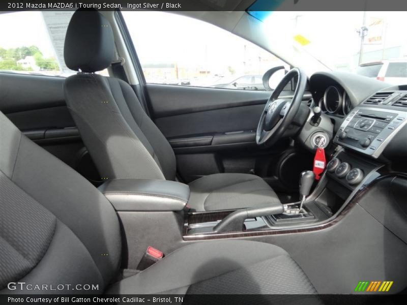 Ingot Silver / Black 2012 Mazda MAZDA6 i Touring Sedan