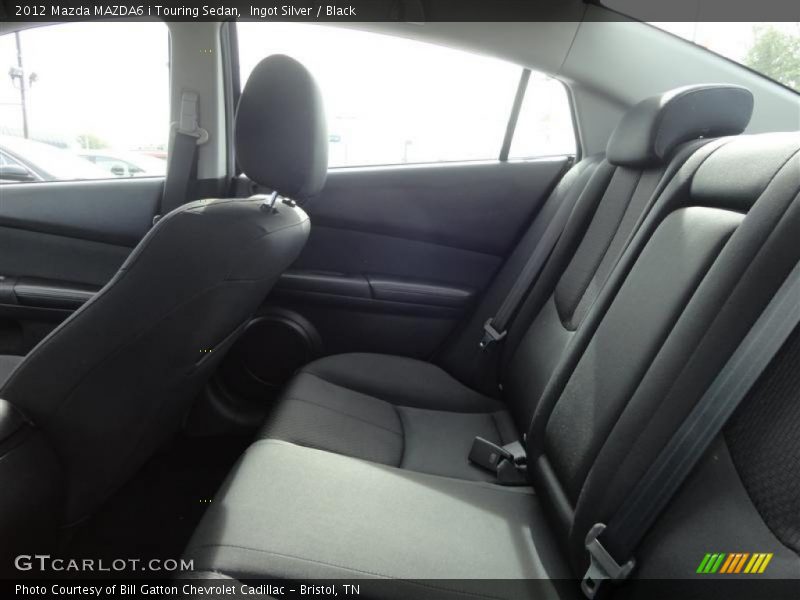 Ingot Silver / Black 2012 Mazda MAZDA6 i Touring Sedan