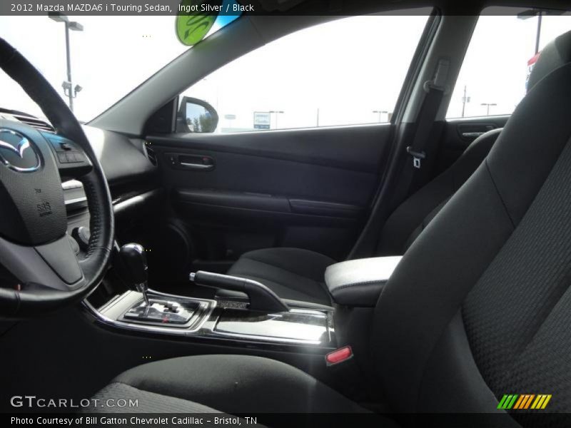 Ingot Silver / Black 2012 Mazda MAZDA6 i Touring Sedan
