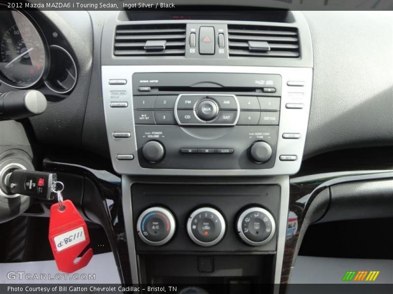 Ingot Silver / Black 2012 Mazda MAZDA6 i Touring Sedan