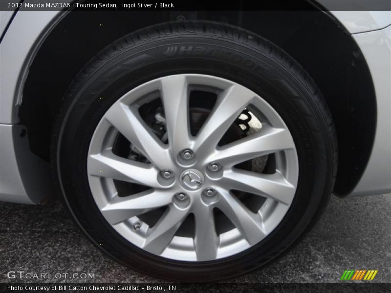 Ingot Silver / Black 2012 Mazda MAZDA6 i Touring Sedan