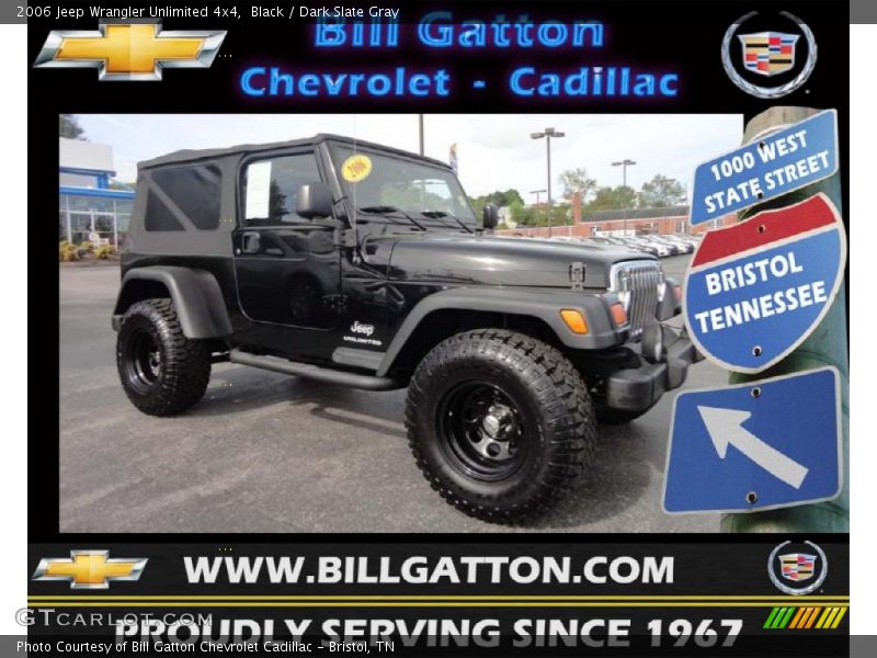 Black / Dark Slate Gray 2006 Jeep Wrangler Unlimited 4x4