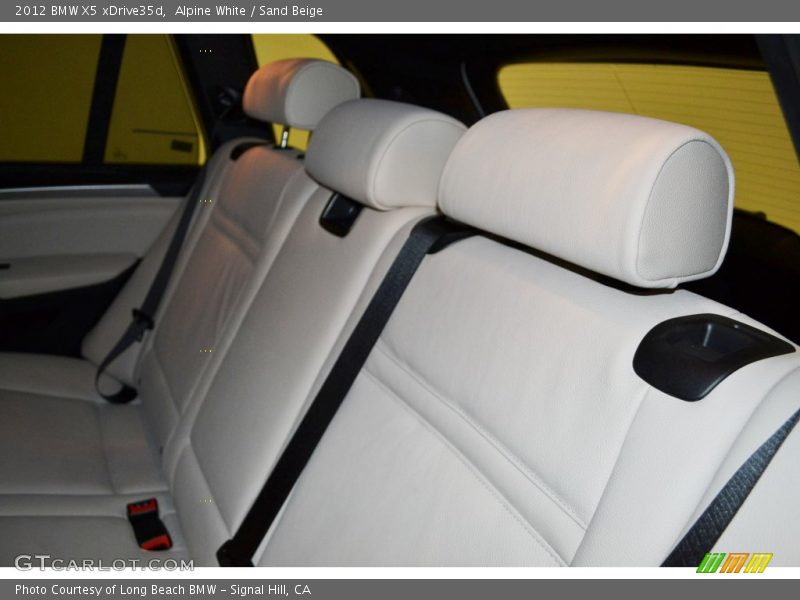 Alpine White / Sand Beige 2012 BMW X5 xDrive35d