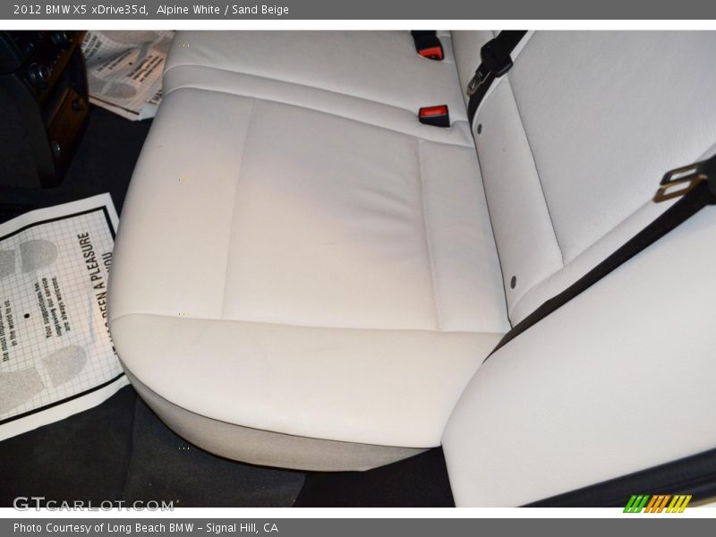 Alpine White / Sand Beige 2012 BMW X5 xDrive35d