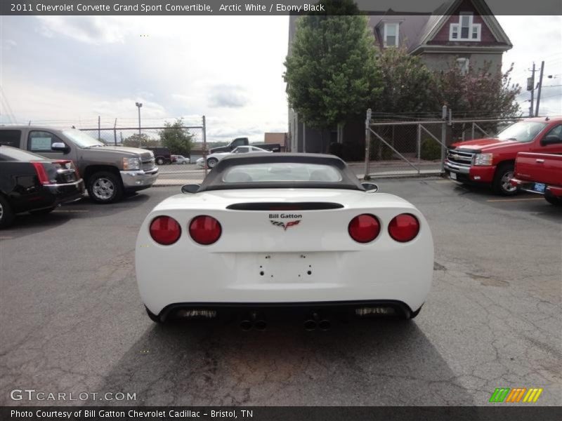 Arctic White / Ebony Black 2011 Chevrolet Corvette Grand Sport Convertible