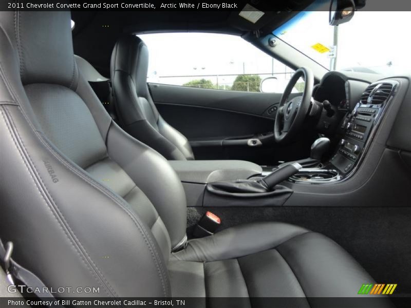  2011 Corvette Grand Sport Convertible Ebony Black Interior