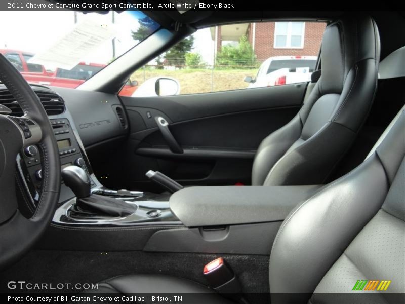 Arctic White / Ebony Black 2011 Chevrolet Corvette Grand Sport Convertible