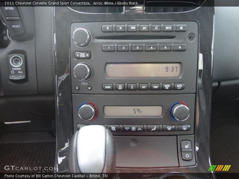 Controls of 2011 Corvette Grand Sport Convertible