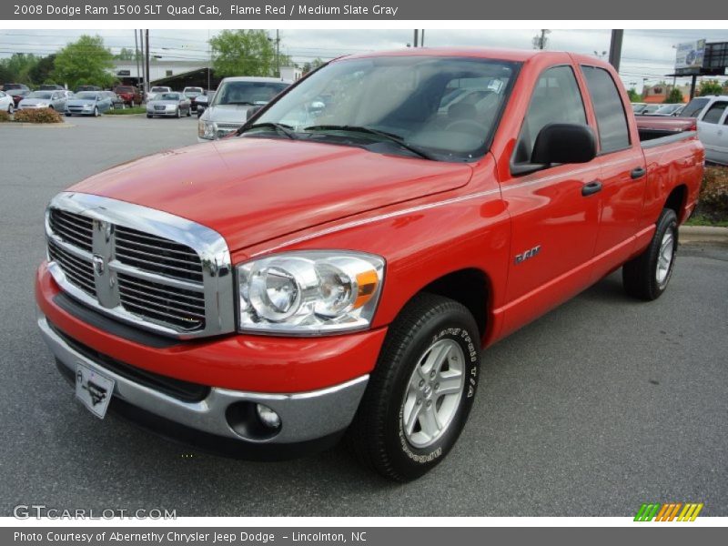 Front 3/4 View of 2008 Ram 1500 SLT Quad Cab
