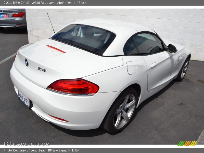 Alpine White / Black 2011 BMW Z4 sDrive30i Roadster