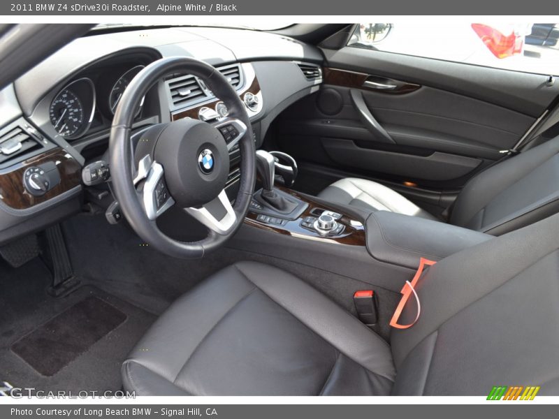 Alpine White / Black 2011 BMW Z4 sDrive30i Roadster