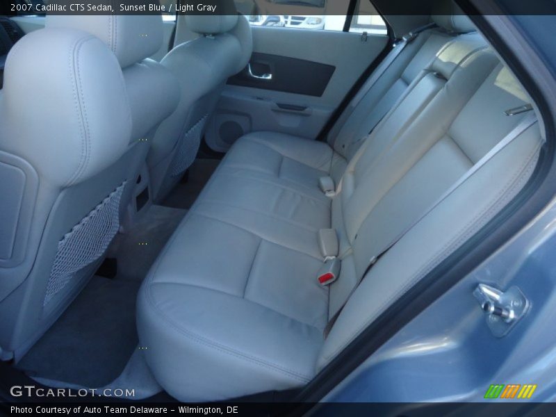 Sunset Blue / Light Gray 2007 Cadillac CTS Sedan