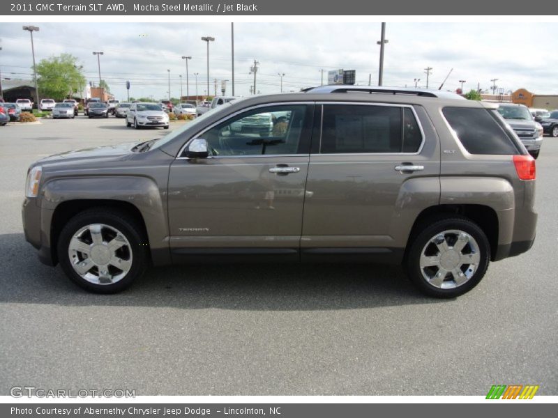 Mocha Steel Metallic / Jet Black 2011 GMC Terrain SLT AWD