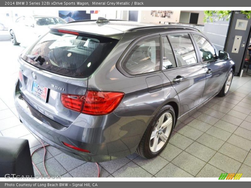 Mineral Grey Metallic / Black 2014 BMW 3 Series 328i xDrive Sports Wagon