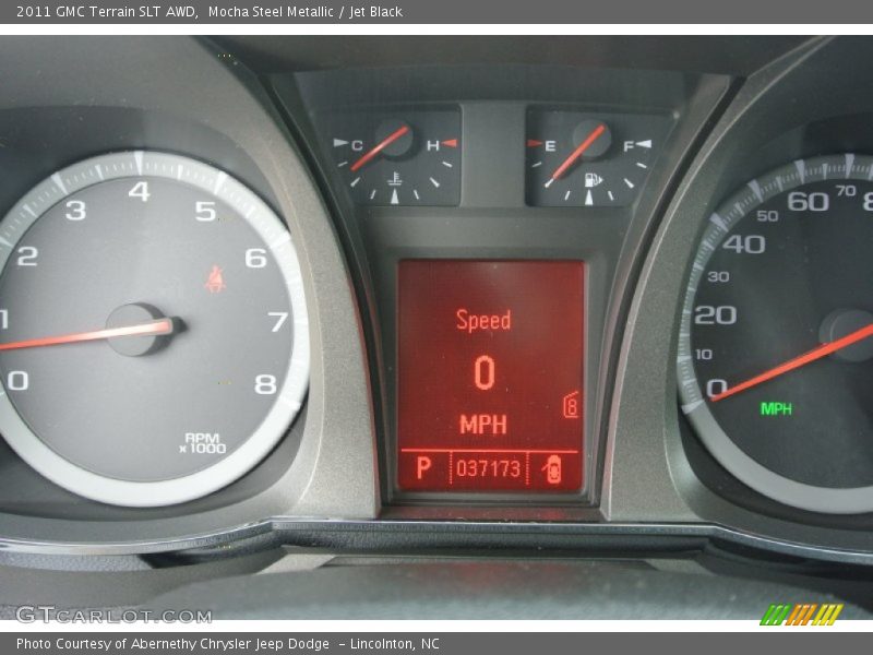 Mocha Steel Metallic / Jet Black 2011 GMC Terrain SLT AWD