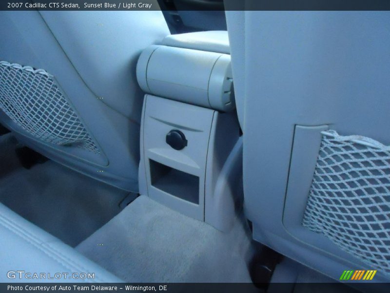 Sunset Blue / Light Gray 2007 Cadillac CTS Sedan