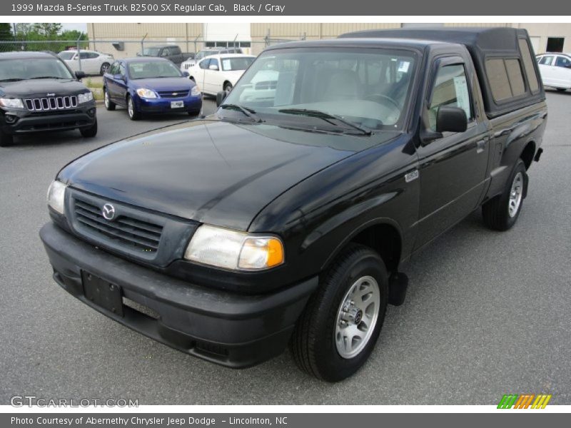 Black / Gray 1999 Mazda B-Series Truck B2500 SX Regular Cab