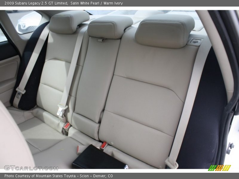 Satin White Pearl / Warm Ivory 2009 Subaru Legacy 2.5 GT Limited