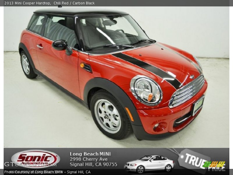 Chili Red / Carbon Black 2013 Mini Cooper Hardtop