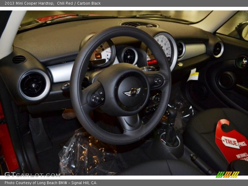 Chili Red / Carbon Black 2013 Mini Cooper Hardtop