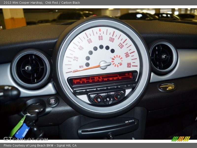 Chili Red / Carbon Black 2013 Mini Cooper Hardtop
