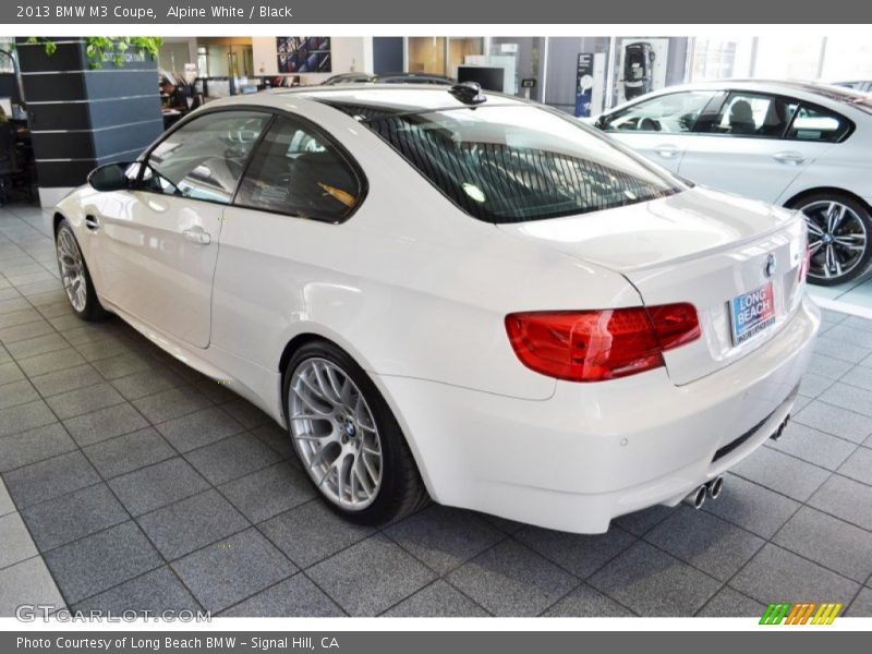 Alpine White / Black 2013 BMW M3 Coupe