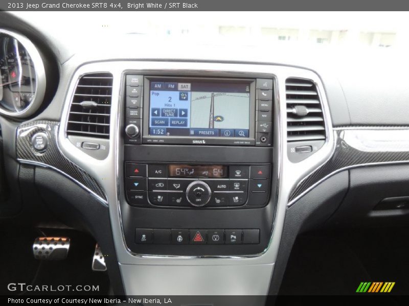 Controls of 2013 Grand Cherokee SRT8 4x4