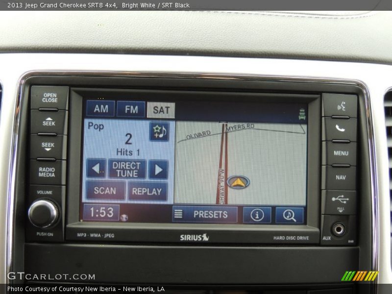 Navigation of 2013 Grand Cherokee SRT8 4x4