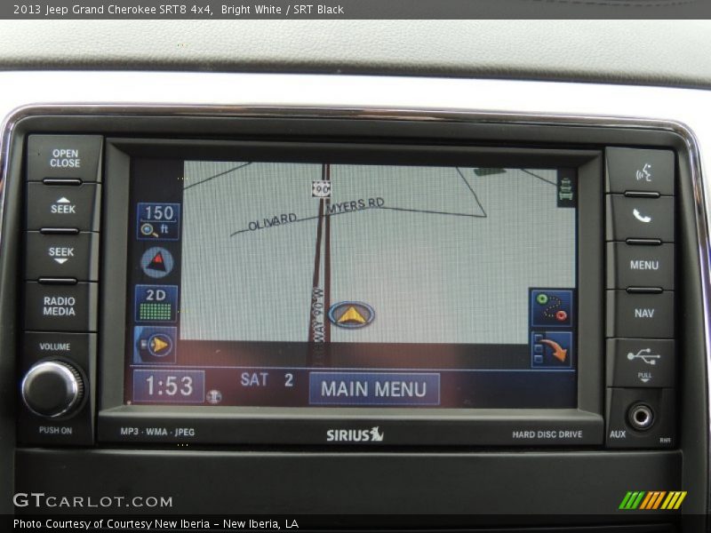 Navigation of 2013 Grand Cherokee SRT8 4x4