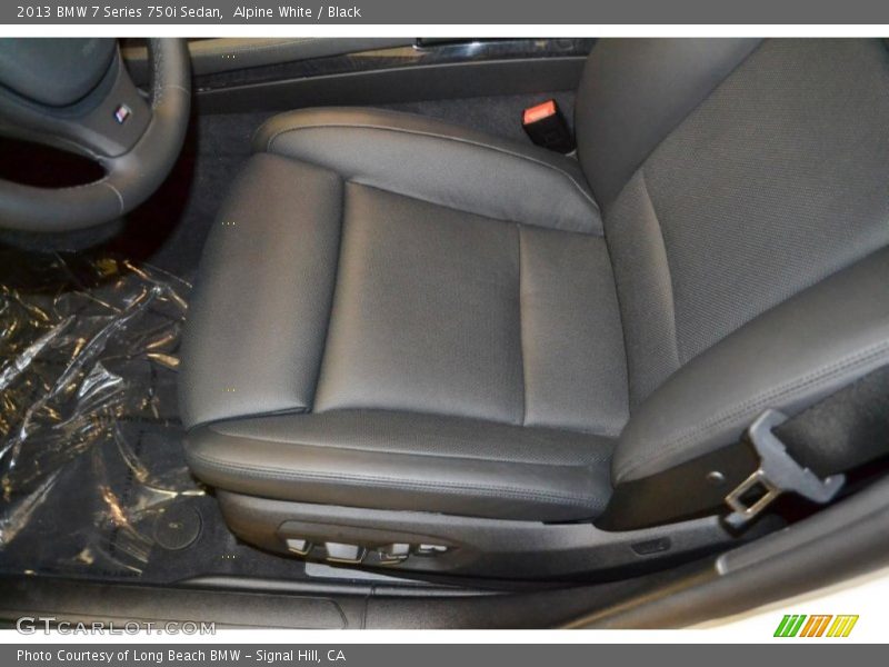 Alpine White / Black 2013 BMW 7 Series 750i Sedan
