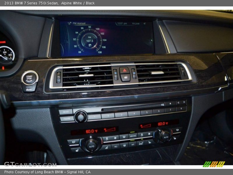Alpine White / Black 2013 BMW 7 Series 750i Sedan
