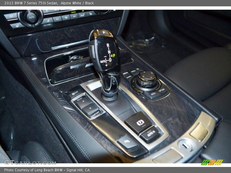 Alpine White / Black 2013 BMW 7 Series 750i Sedan