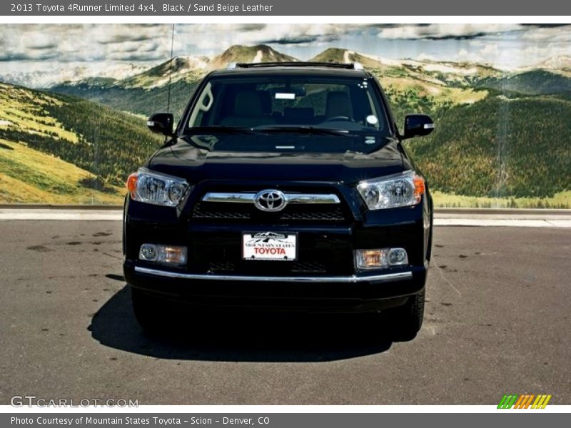 Black / Sand Beige Leather 2013 Toyota 4Runner Limited 4x4