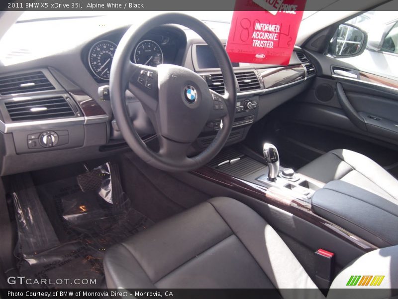Alpine White / Black 2011 BMW X5 xDrive 35i