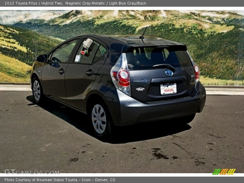 Magnetic Gray Metallic / Light Blue Gray/Black 2013 Toyota Prius c Hybrid Two