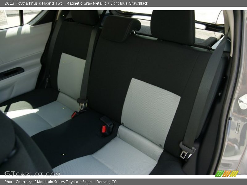 Magnetic Gray Metallic / Light Blue Gray/Black 2013 Toyota Prius c Hybrid Two