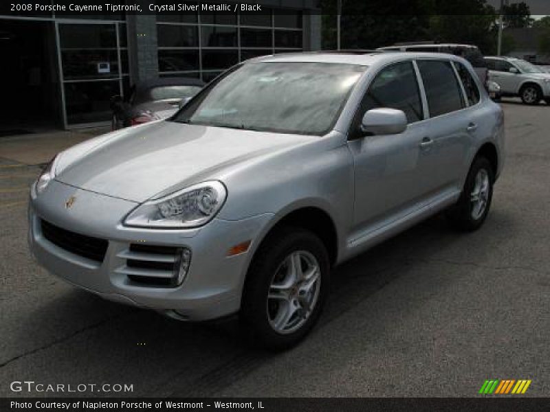 Crystal Silver Metallic / Black 2008 Porsche Cayenne Tiptronic