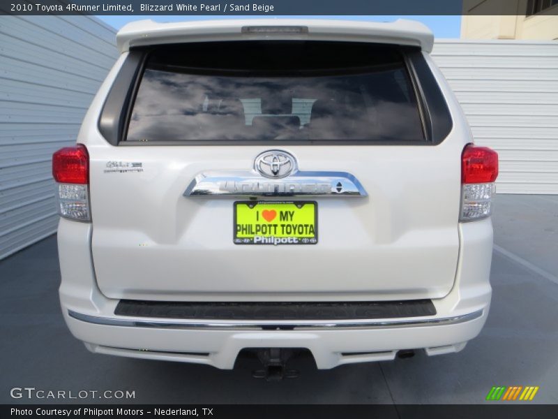 Blizzard White Pearl / Sand Beige 2010 Toyota 4Runner Limited