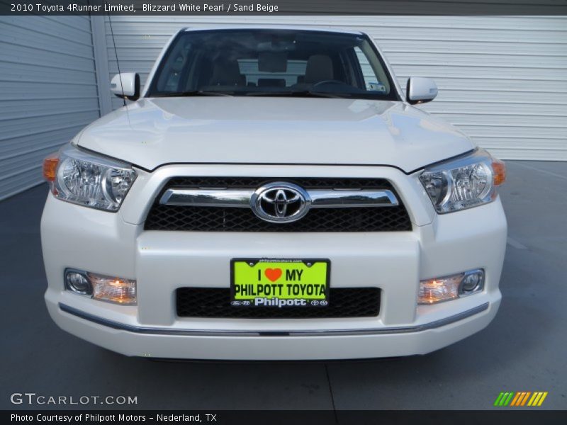 Blizzard White Pearl / Sand Beige 2010 Toyota 4Runner Limited
