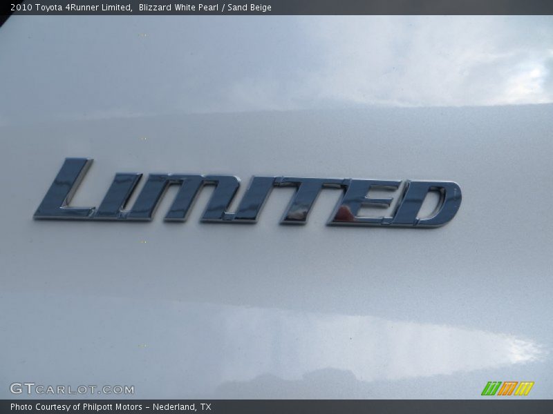 Blizzard White Pearl / Sand Beige 2010 Toyota 4Runner Limited