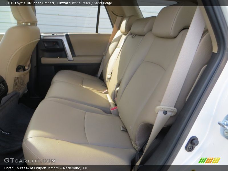 Blizzard White Pearl / Sand Beige 2010 Toyota 4Runner Limited